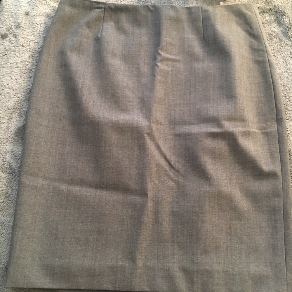 Elie tahari gray pencil skirt